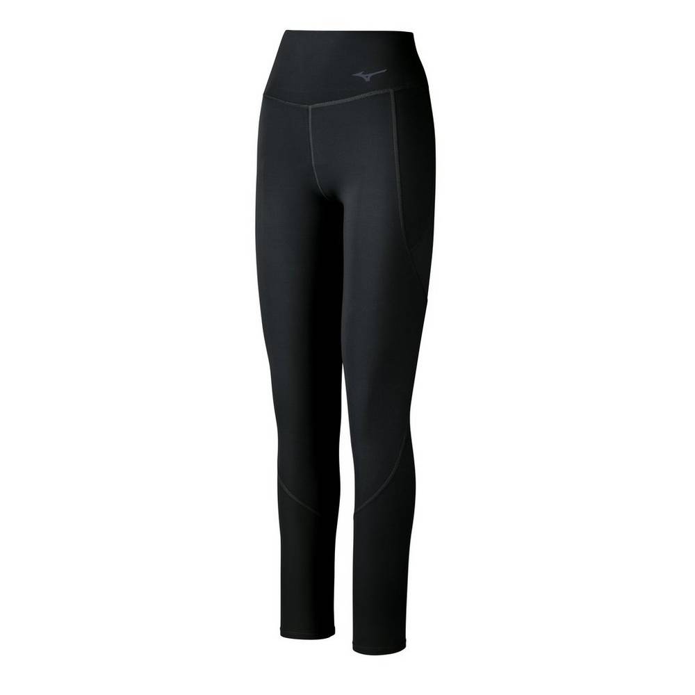 Damske Legíny Mizuno Full Length Instinct Čierne Vypredaj BAPM65403
